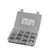 Securefix - Washers - Flat & Spring Stainless Steel - 304 Metric - 410 pc | SF304SWFWASST